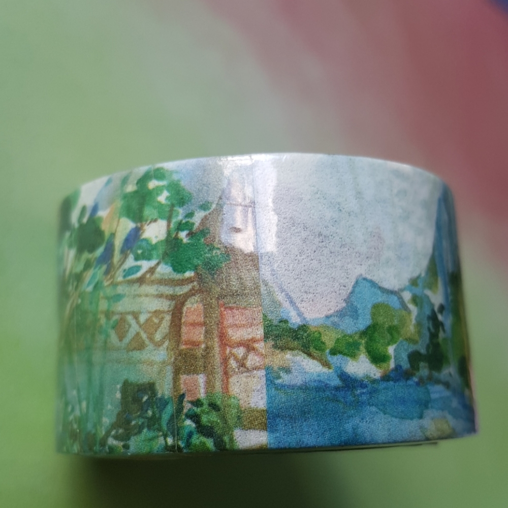 1 pc Watercolor Washi Tape Masking Tape Ruban adhésif